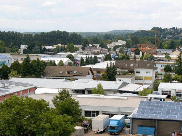 Gewerbeflchenudn Wohnungen im bunten MIx: Das Gewerbegebiet ber der Elz  | Foto: Sylvia-Karina Jahn