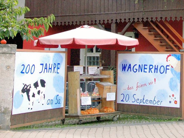 Mit einem Hoffest wird das  200-jhriges Bestehen des Wagner-Hofs  gefeiert.  | Foto: Eva Fischer