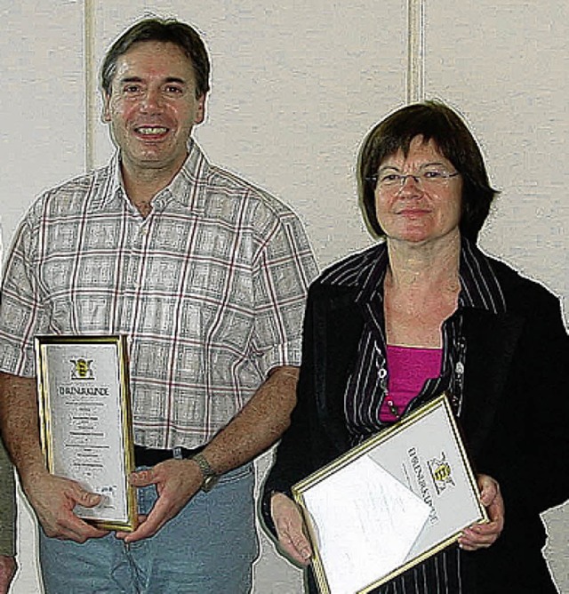 Karl-Heinz Dengler und  Ursula Wasmer   | Foto: Frako