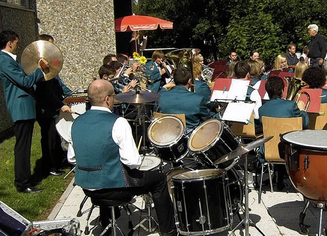 Der Musikverein umrahmte das SPD-Herbstfest.   | Foto: Privat