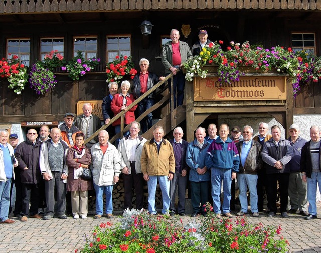 Die Pensionre der St. Blasier Firma S... Orts- und Museumsbesuch in Todtmoos.   | Foto:  Hans-Dieter Folles