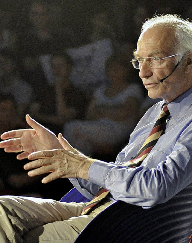 &#8222;Das Unglck der Lehrer kommt da...dagoge und Publizist Bernhard Bueb.    | Foto: Archivfoto: Ingo Schneider