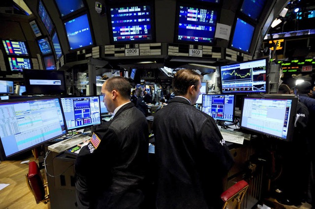 Spekulationen ber einen Rettungsplan ...ag die Wall Street wieder in Schwung.   | Foto: dpa