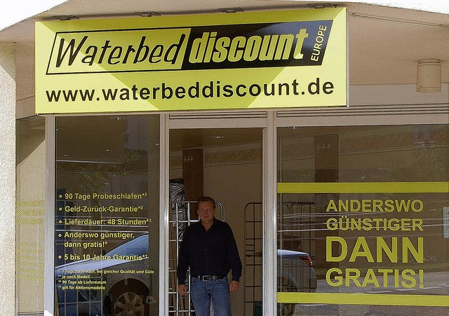 Waterbed Discount Neuerffnung Christian Wrth  | Foto: Anna Fischer