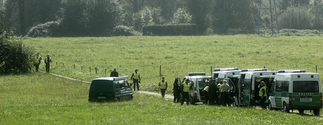 Groe Suchtrupps waren auch am  Freita...inden, ehe es in Hannover auftauchte.   | Foto: FRED THELEN