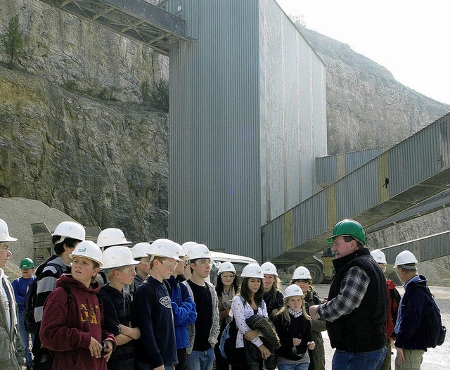 Schler im Kalkwerk  | Foto: Jutta Schtz