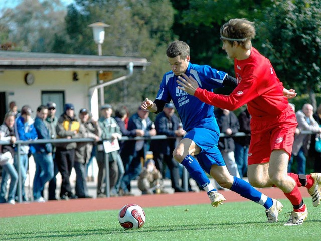 Der Neustdter Matthias Kaiser (links)...naueschingen ein stndiger Unruheherd.  | Foto: ruoff