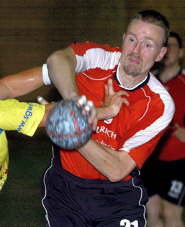 Holger Goldenfels &#8211; hier im Dres...un als Spielertrainer im Schuttertal.   | Foto:  Wolfgang Knstle (A)