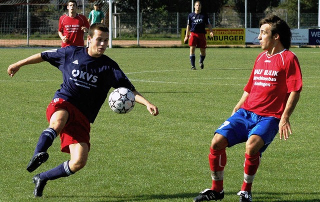 Niklas Weber (links) und seine Opfinge...er, hier mit Alex Adler, kein Mittel.   | Foto: Claus Zimmermann