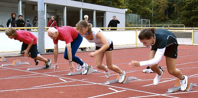 Zum Saisonausklang bestritten die Leichtathleten des TV die Stadtmeisterschaft.   | Foto: MANUEL THOMAS