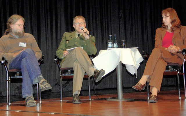 Frank Kirschneck, Rudi Kuppinger und Heidi Kuttler   | Foto: Michael Reich