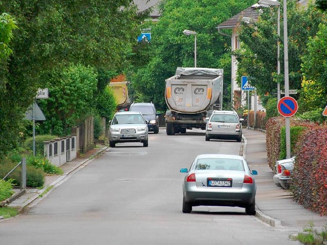 Weniger Lkw-Verkehr fordert man schon seit Jahren in Mrkt  | Foto: Hannes Lauber