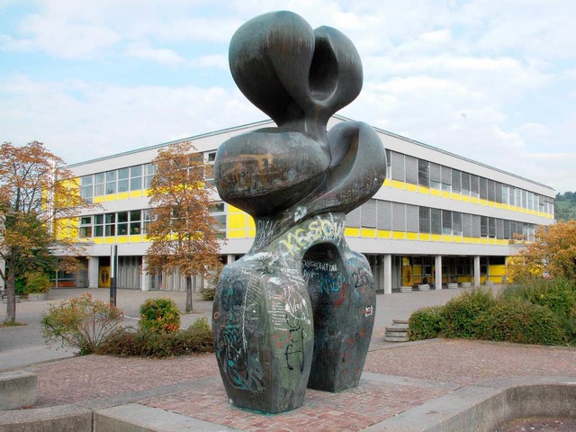 Auf dem Gelnde des Schulzentrums  Ege...en alle auf die Vorschlge der Planer.  | Foto: Hannes Lauber