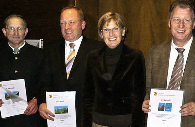 Siegerehrung des Kreiswettbewrbs &quot;Unser Dorf hat Zukunft in Saig  | Foto: Hellmut Aldinger