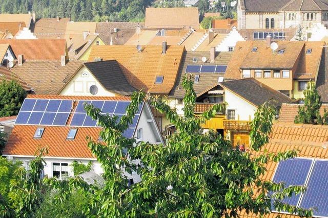 Solarmodule kontra Stadtbild