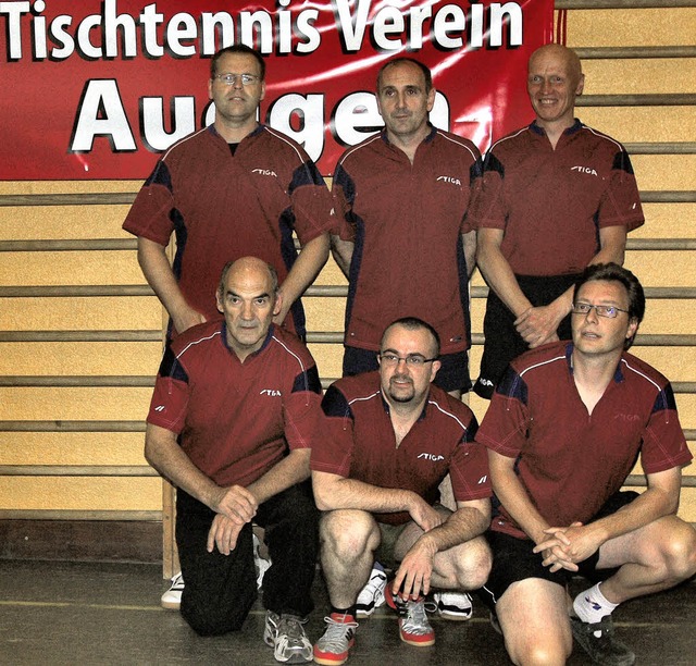 Das Auggener Team  (hinten, von links)...t, Sven Seufert, Markus Armbruster      | Foto: Privat