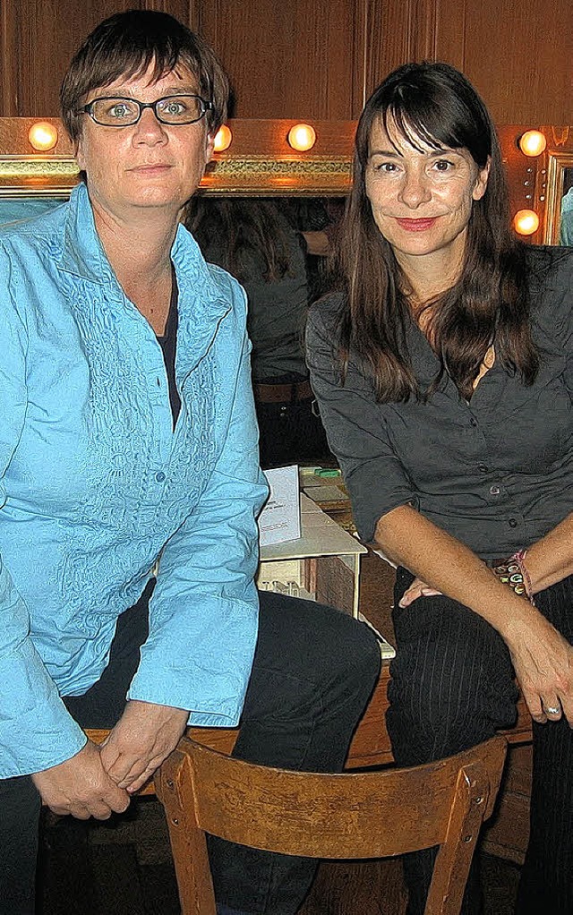 Ursula Freiburghaus (links) und Desire Meiser  | Foto: Andrea Drescher