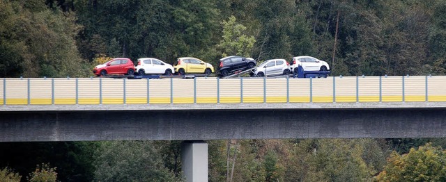 doppelstock auf der b 31  | Foto: peter stellmach