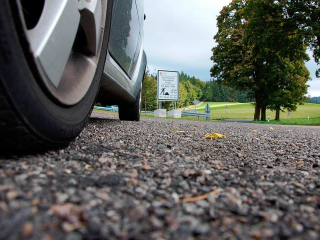 Der Stein des Anstosses: der Parkplatz bei Schelchtbach.   | Foto: Hnig