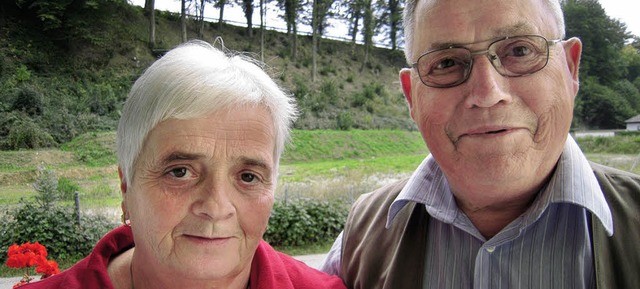 Hildegard und Walter Klotzek feiern goldene Hochzeit.   | Foto: Karin Heinze