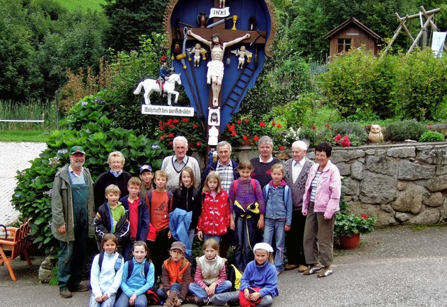 Mit Elan machten sich die Viertklssle...ewarte des Schwarzwaldvereins Elzach.   | Foto: Kurt Meier