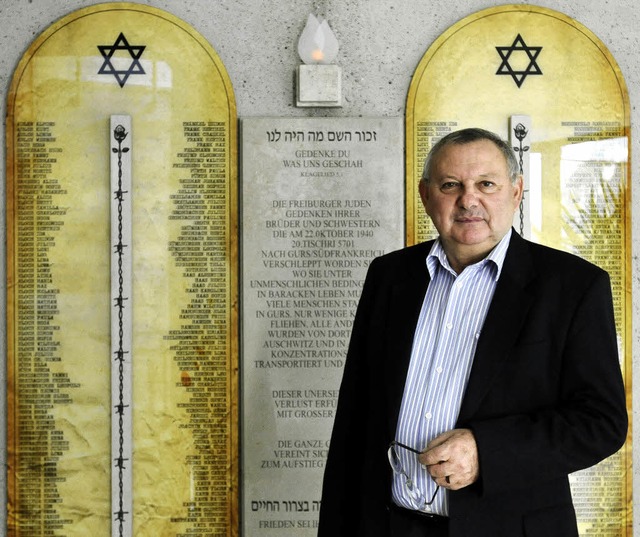 Eli Kligler aus dem Vorstand der jdis...as Judentum nahe gebracht werden kann.  | Foto: Ingo Schneider