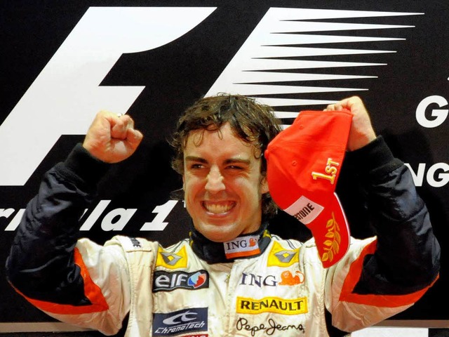 Der Sieger: Fernando Alonso  | Foto: dpa