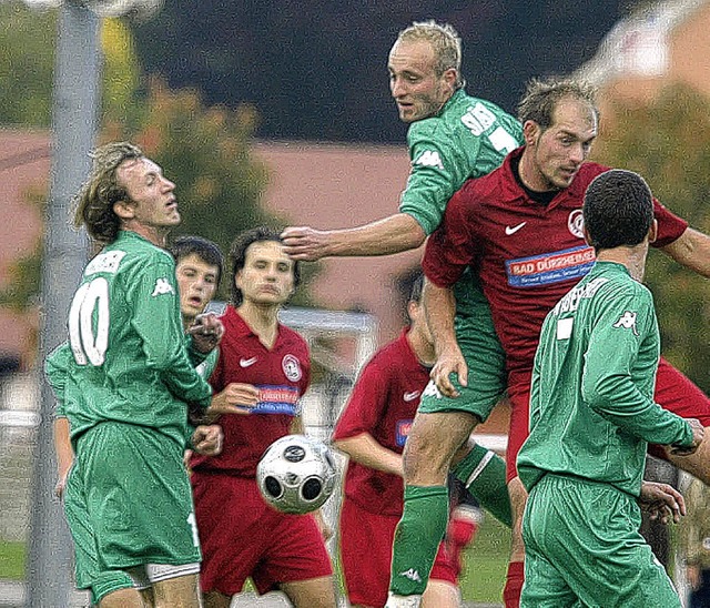 Rot-grnes Getmmel: Eine Struktur war...n  berauchen nur selten zu erkennen.   | Foto: Dieter Reinhardt