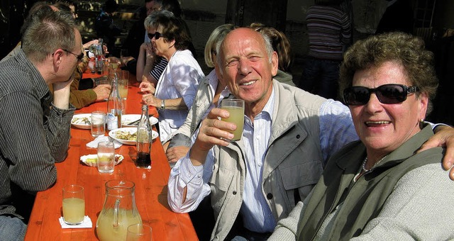 Die Besucher lachten mit der Herbstsonne um die Wette.   | Foto: Sedlak