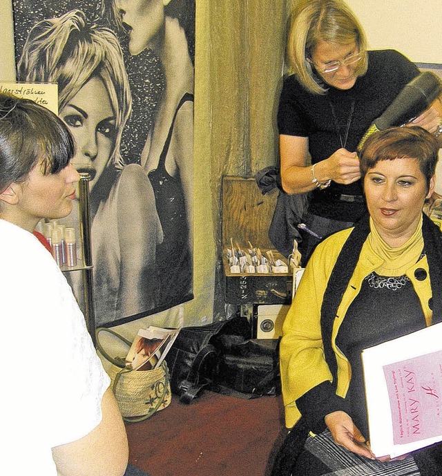 Styling stand  mit im Blickpunkt bei der Frauenmesse.   | Foto: BZ