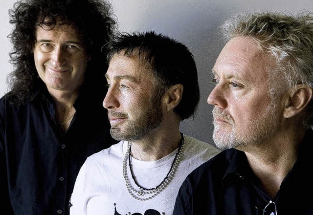 Drei alte Recken britischer Rockmusik:...Paul Rodgers und Roger Taylor (v. l.)   | Foto: jill furmanovsky/pro