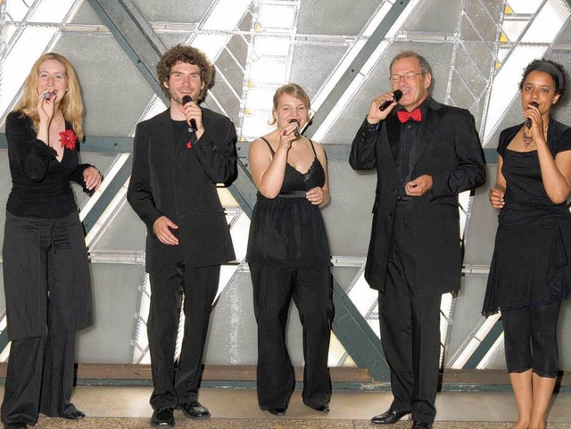 Das A-Cappella-Quintett &quot;Jazzchor... am Samstag,  4. Oktober, in Bleibach.  | Foto: Veranstalter