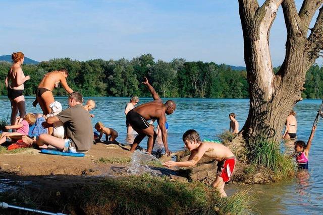 Weniger Probleme am Burkheimer Baggersee