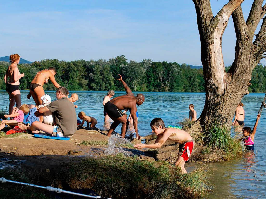 Weniger Probleme Am Burkheimer Baggersee Vogtsburg Badische Zeitung