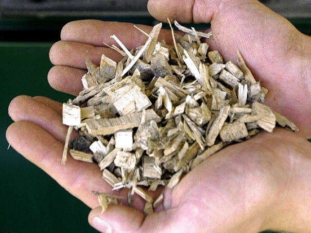 Energiequelle Holz: Hackschnitzel sollen Wrme bezahlbar machen.   | Foto: dpa