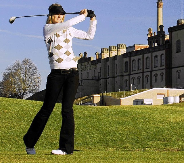 Der neue Golfplatz liegt  in unmittelbarer Nhe der Brauerei Feldschlsschen.  | Foto: Valentin Zumsteg