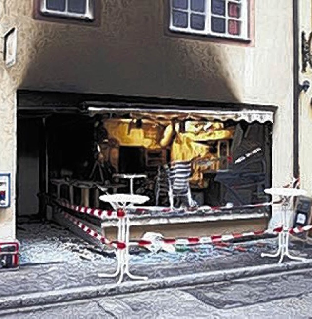 Ein Lokal an der Waldshuter Wallstrae... Groe Strafkammer des Landgerichts.    | Foto: Herbst