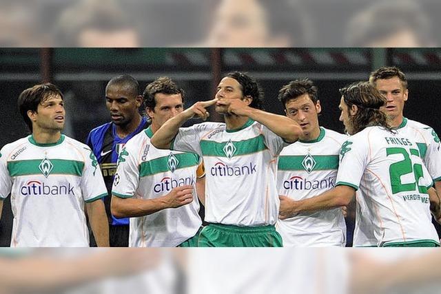 Werder holt einen Punkt in Mailand