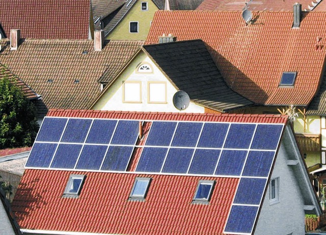 Der Bau von Solaranlagen  im historisc...l auch weiterhin verboten bleiben.      | Foto: BZ
