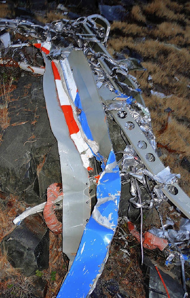 In Steve Fossets Flugzeugwrack sollen ...liche berreste gefunden worden sein.   | Foto: dpa