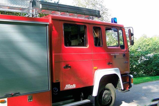 Feuerwehr bt an der St.-Margarethen-Kirche