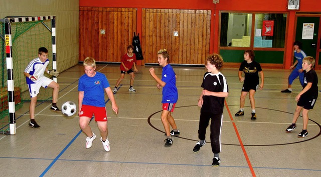 Beim EC-Jungscharsporttag in Bahlingen...Foto) und Vlkerball auf dem Programm.  | Foto: Alfred Peter