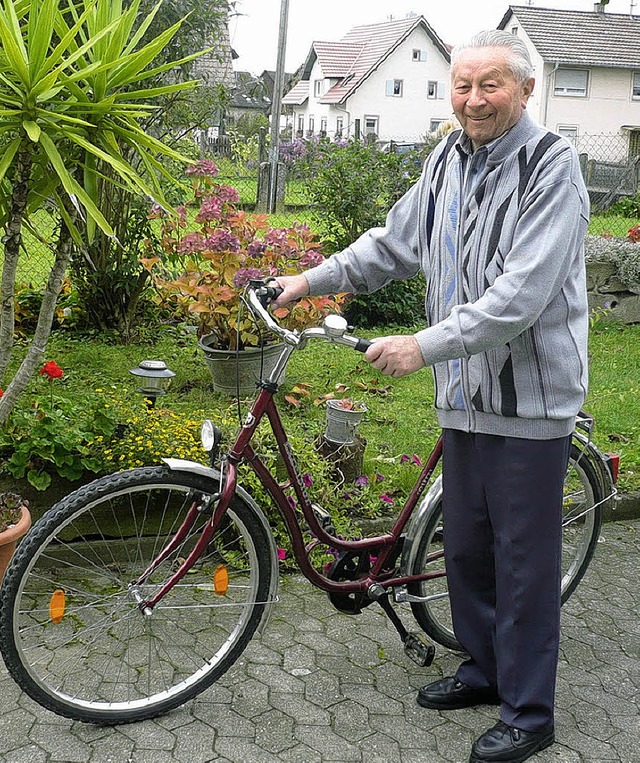 Friedrich Wurth aus Dundenheim  ist auch mit 90 Jahren noch sehr vital.   | Foto: Privat