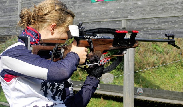 Annika Knoll vom SV Friedenweiler-Rude...athletin ebenfalls den zweiten Platz.   | Foto: Junkel