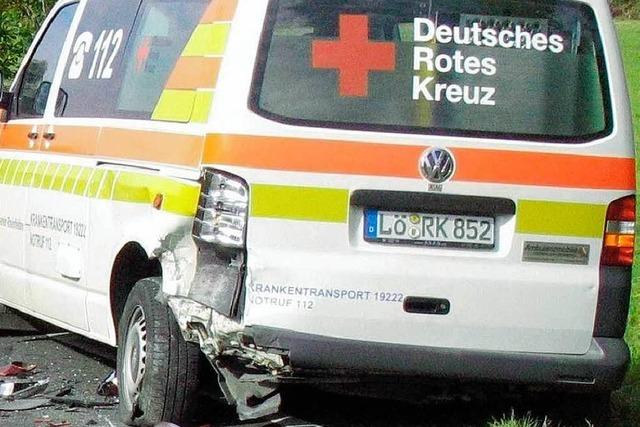 Doppelunfall auf der B 317