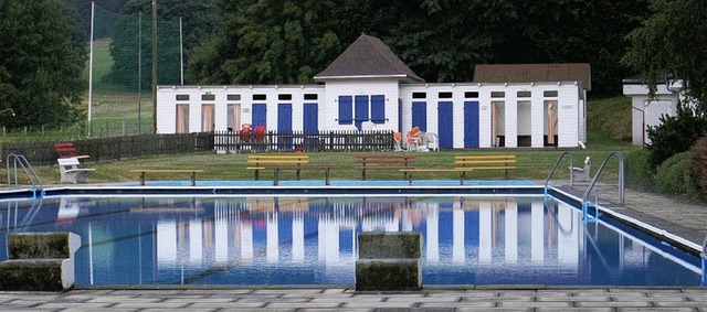 An 54 Tagen war das Freibad Kappel in ...ommer geffnet. 3348 Badegste kamen.   | Foto: Ralf Morys