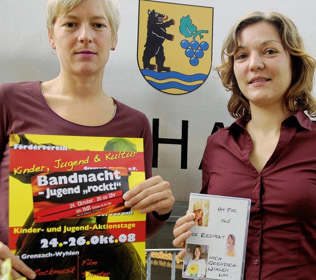Marlen Geheeb (links) und Patrizia Wer...yhlener Jugendlichen gedrehter Film.    | Foto: Hary Wickert