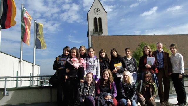 Kultururlaub in Rheinfelden: Zehn Sch... Azzurini (rechts unten) am Dienstag.   | Foto: christoph spangenberg