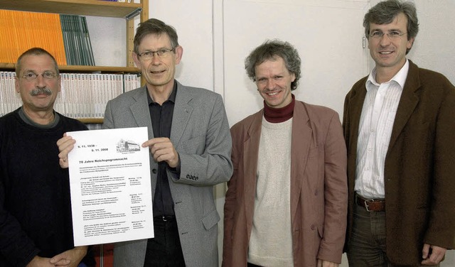 Eine  gemeinsame Veranstaltungsreihe z...han Marks und Pfarrer Ulrich Schmidt.   | Foto: Volker Mnch