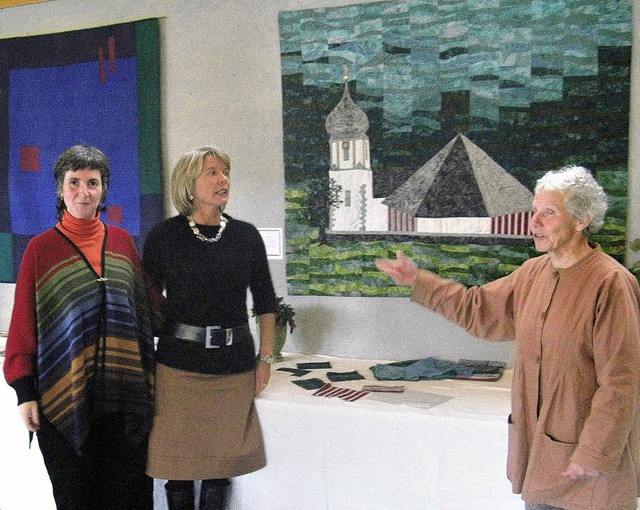 Quilt-Ausstellung in der Gemeinde  | Foto: Lorenz Seiser